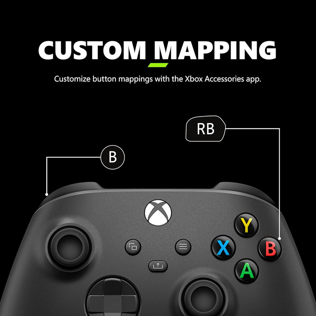 Wireless Gaming Controller (2025) – Carbon Black – Play on , Windows, Android, Ios, Firetv Sticks, Smart Tvs, VR Headsets