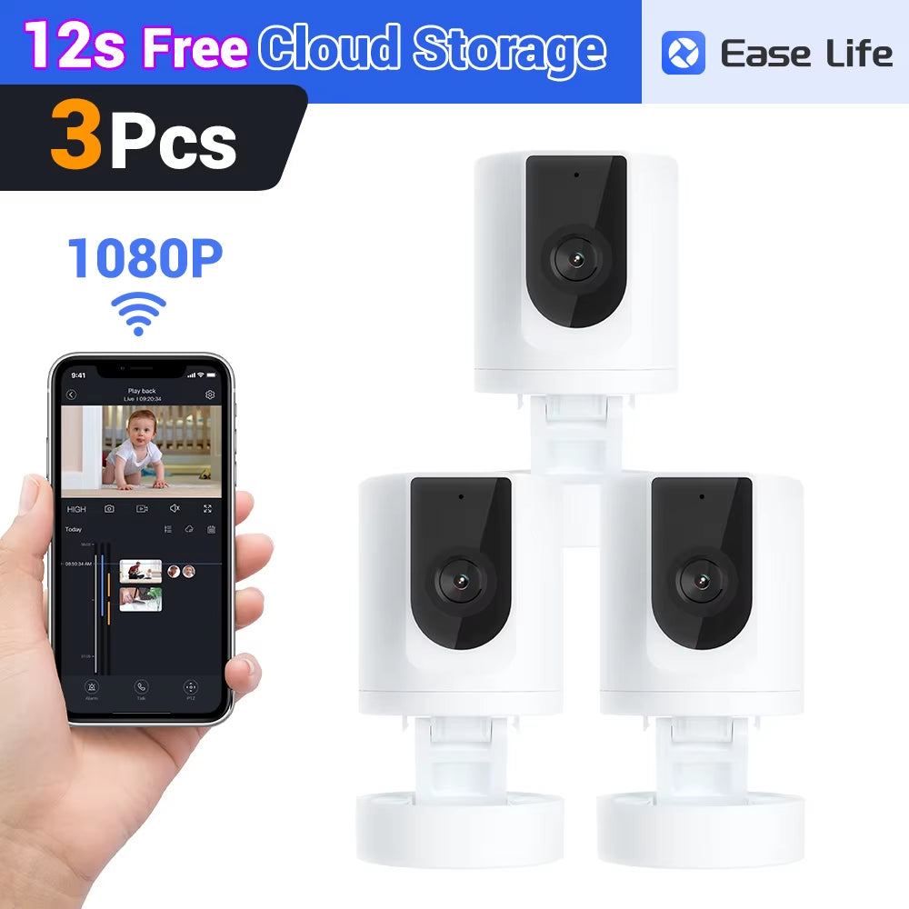 Pet Camera ,Security Camera Indoor,Pet Camera with Phone App, ,Security Camera Indoor，Foldable Baby Camera for Home Security