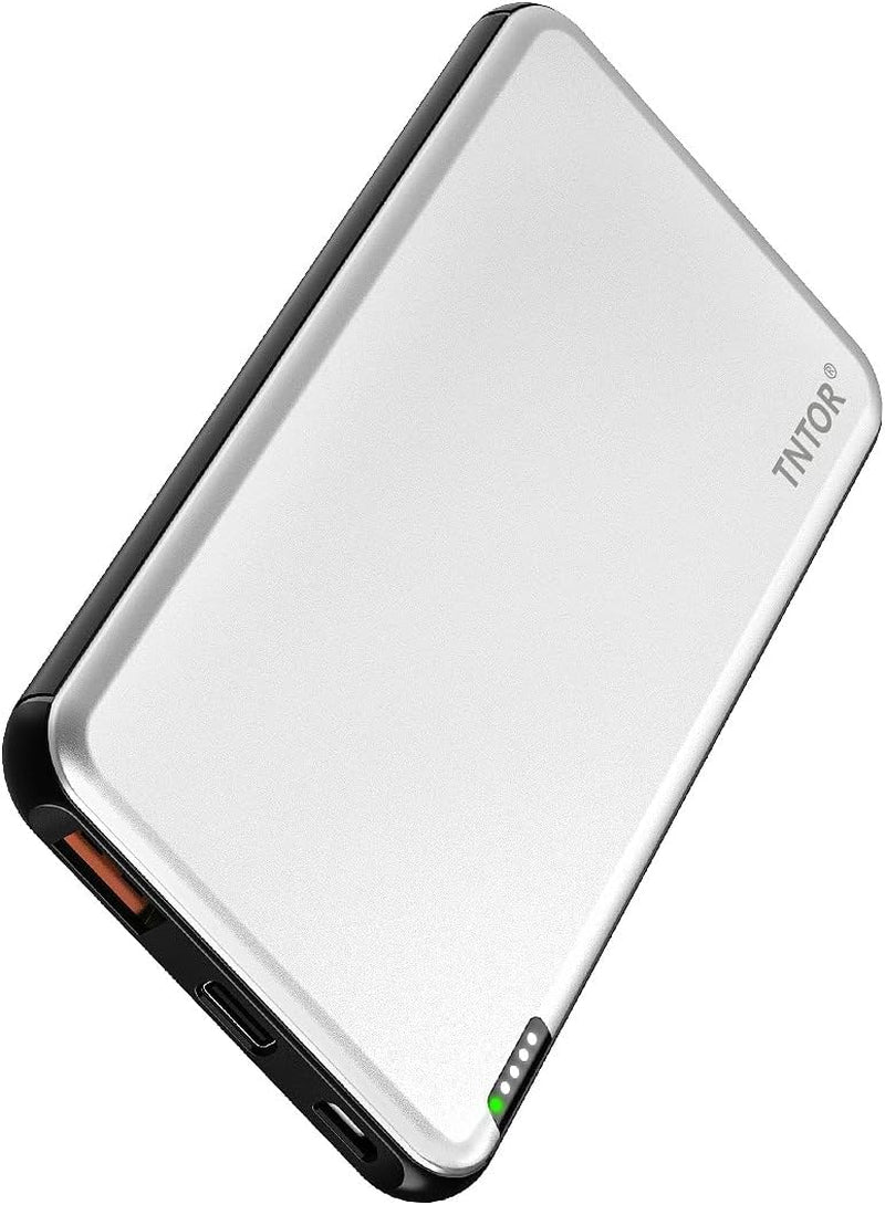 10000Mah Cell Phone External Battery Pack, Ultra Slim Portable Charger Power Bank, PD & QC 3.0 Fast Charging Phone Charger Bank(18W), Compatible with Iphone, Samsung, LG, and More