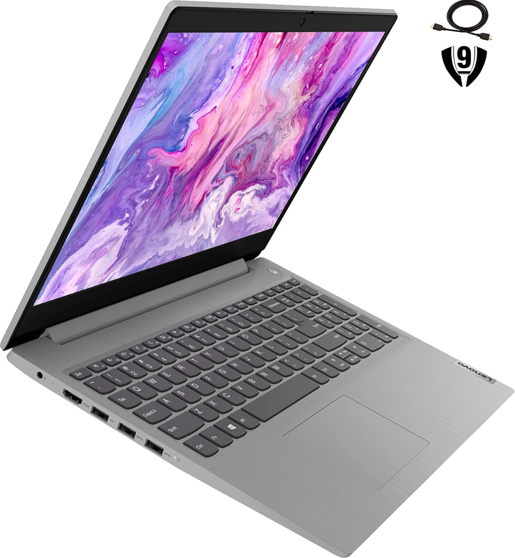 Ideapad 3 15 Laptop, 15.6” FHD Display, AMD Ryzen 3 3250U Processor, 16GB DDR4 RAM, 512GB SSD, Webcam, HDMI, Wifi 5, Light Weight, Platinum Grey, Windows 10, Gray