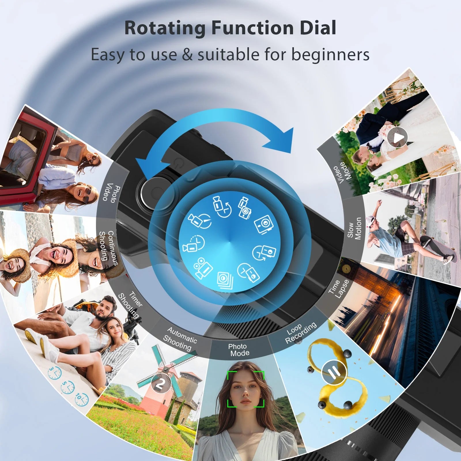 Digital Camera 5K 75MP Wifi Vlogging Cameras for You Tube 3''180° Flip Screen 18X Zoom with 32GB Card for Beginners Black