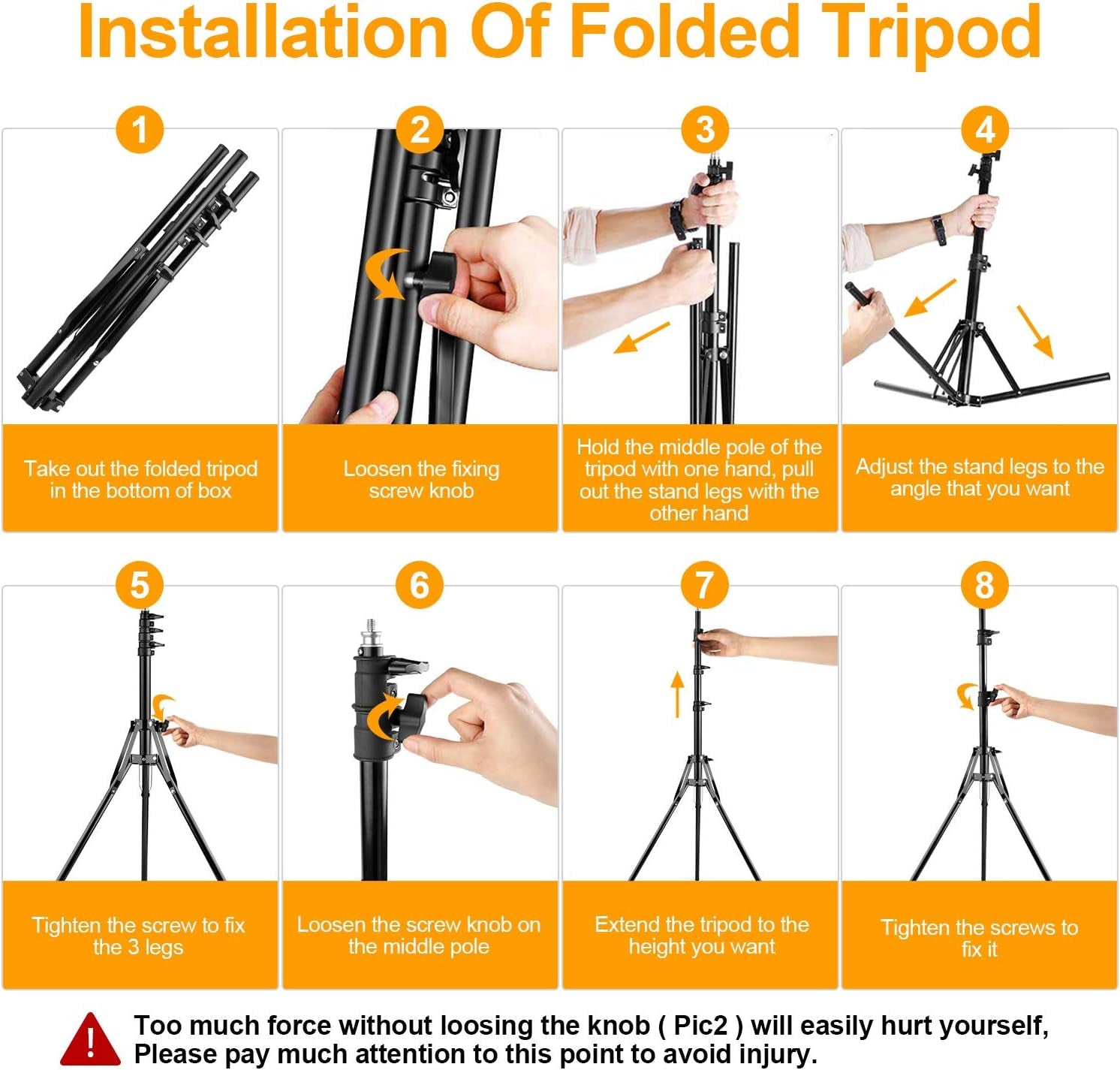 18" Ring Light with Tripod Stand, Dimmable LED, Wireless Remote, Phone Holder for Live Stream/Makeup, Youtube Video/Photography/Tiktok