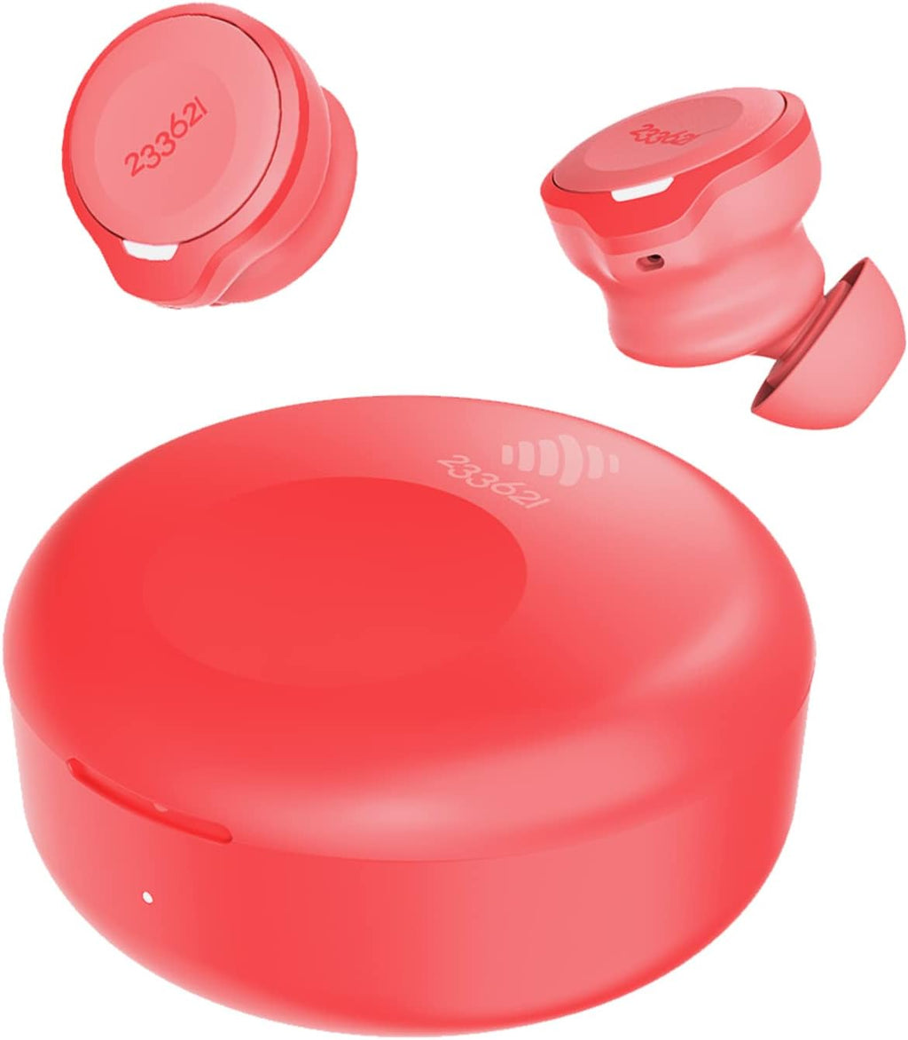 Zen True Wireless Bluetooth Earbuds Hybrid Active Noise-Canceling Headphones Touch Control with Wireless Charging Case Built-In Microphone IPX4 Waterproof Bluetooth 5.0 Earphones (Pink)