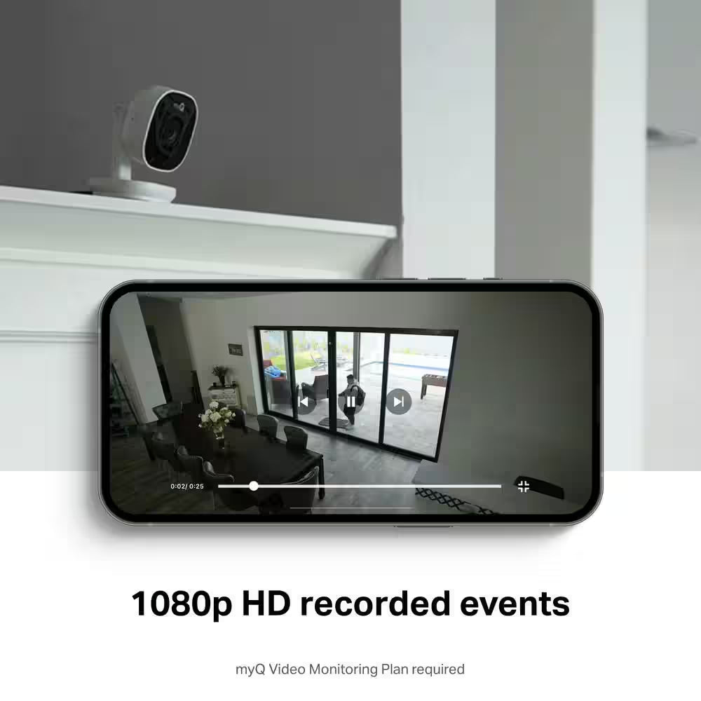 Myq Smart Indoor Home Security Camera