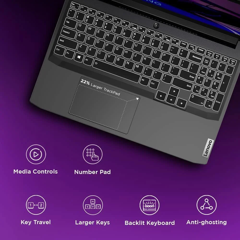 LOQ 15 Gaming Laptop - NVIDIA RTX 3050 - Intel Core I5-12450Hx Beat AMD Ryzen 7 4800H - 15.6" FHD Display 144Hz - 32GB RAM -1TB Pcie SSD -Backlit Keyboard - Windows 11 - G-SYNC