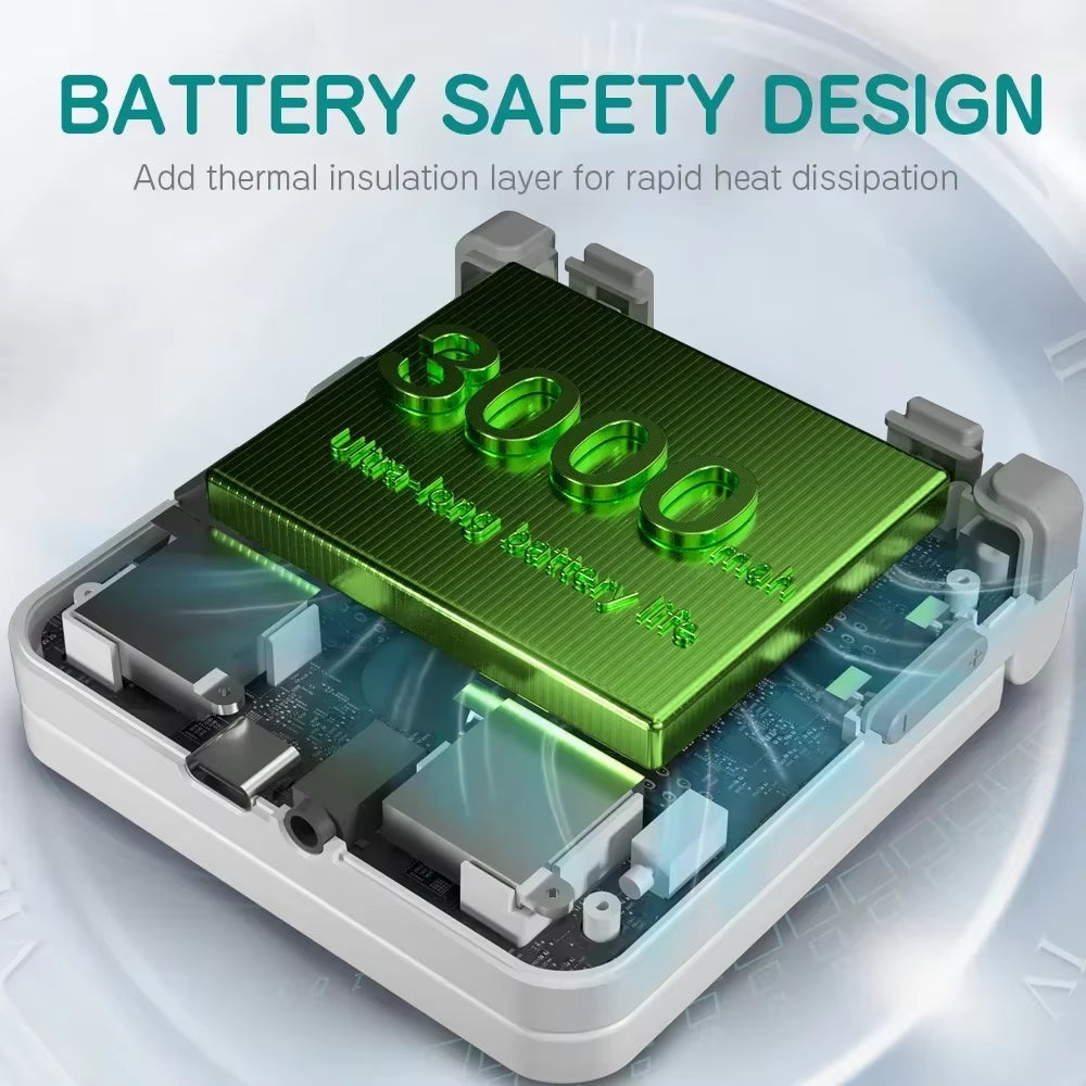 MIYOO FLIP V2 Handheld Game Players 3.5'' IPS Screen Linux System Onion OS Video Game Consoles Free Case Gamer Gift Retro Gaming