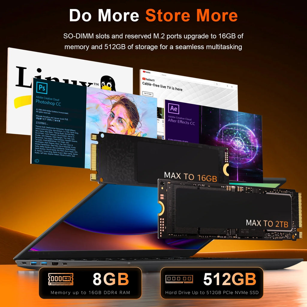 15.6" Windows 11 Laptop, Dual 8GB RAM, 512GB SSD, AMD 3020E with 2 Cores up to 2.6Ghz, Office 2024, 1920X1080 Display Wifi5 BT5.0 for Student, Home Office, Business