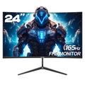 Gaming Monitor 24 Inch 144Hz/165Hz, Computer Monitor FHD 1080P LED VA Display, Ultra-Thin Frameless Screen PC Monitor HDMI DP, Black