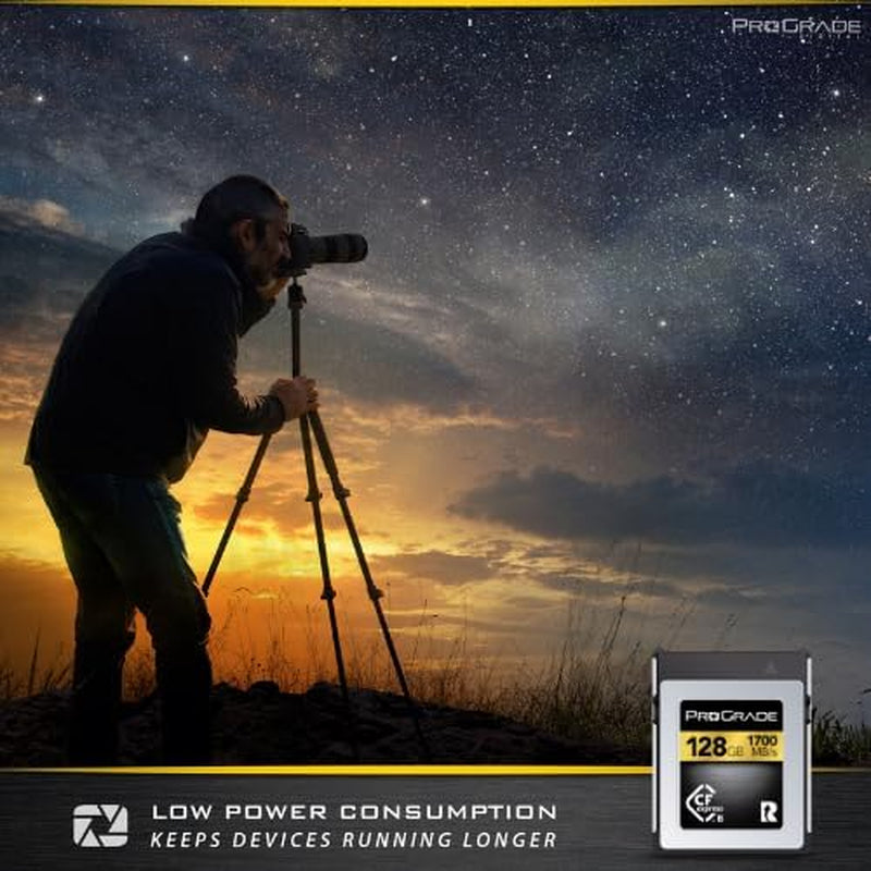 128GB Cfexpress Type B Memory Card (Gold)