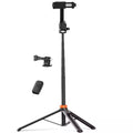 70-Extendable Phone Tripod Stand with Wireless Remote and Phone Holder Compatible with Cameras and Phones