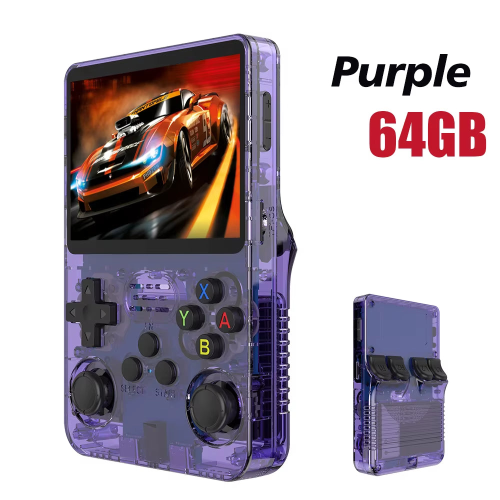 R36S Retro Handheld Video Game Console Linux System 3.5 Inch IPS Screen Portable Pocket Video Player 64G 128GB Games Boy Gift