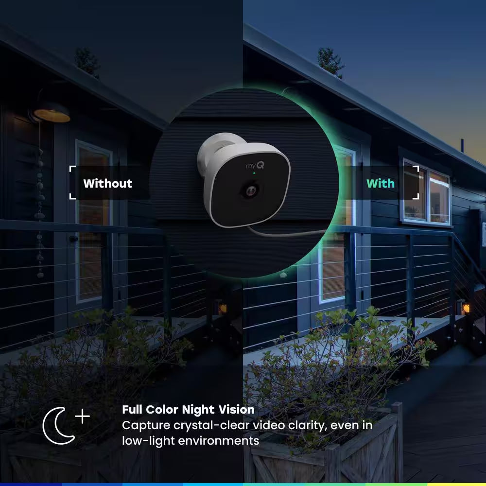 Myq Smart Outdoor Wired Security Camera