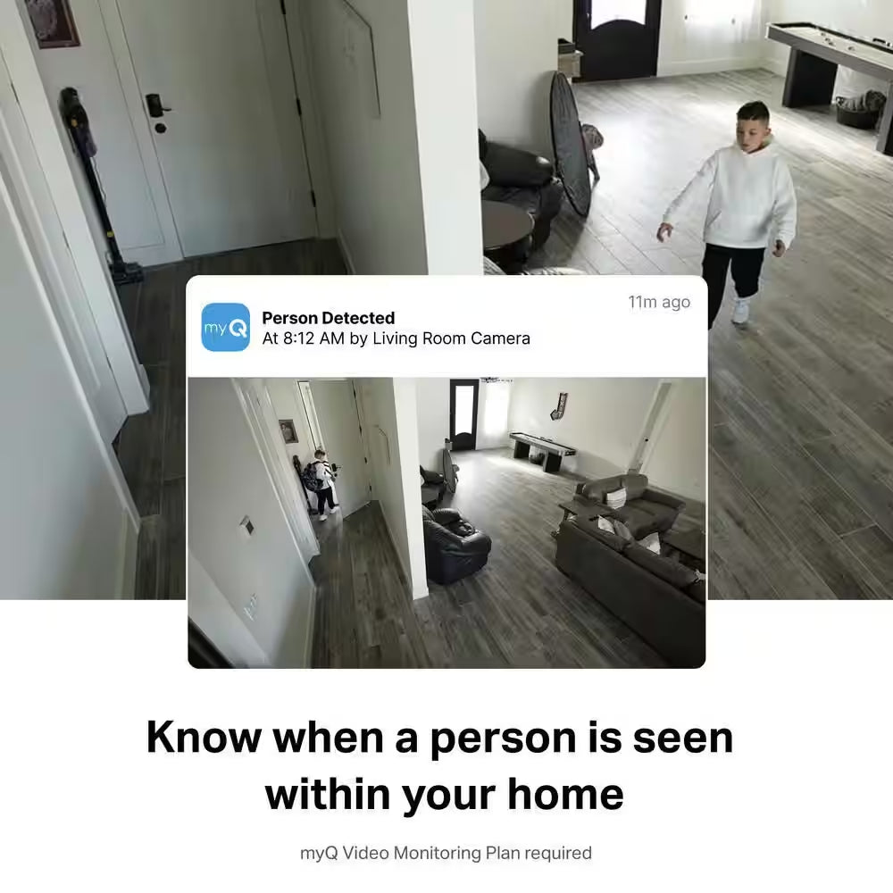 Myq Smart Indoor Home Security Camera